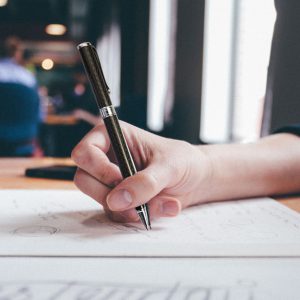 Stylo Roller carbone BCGE